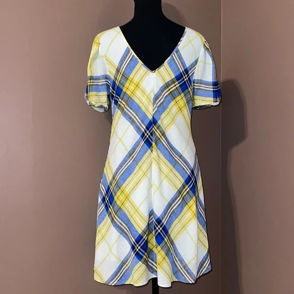 Urban Outfitters Peppa Plaid Mini Dress Size SM - Picture 5 of 16